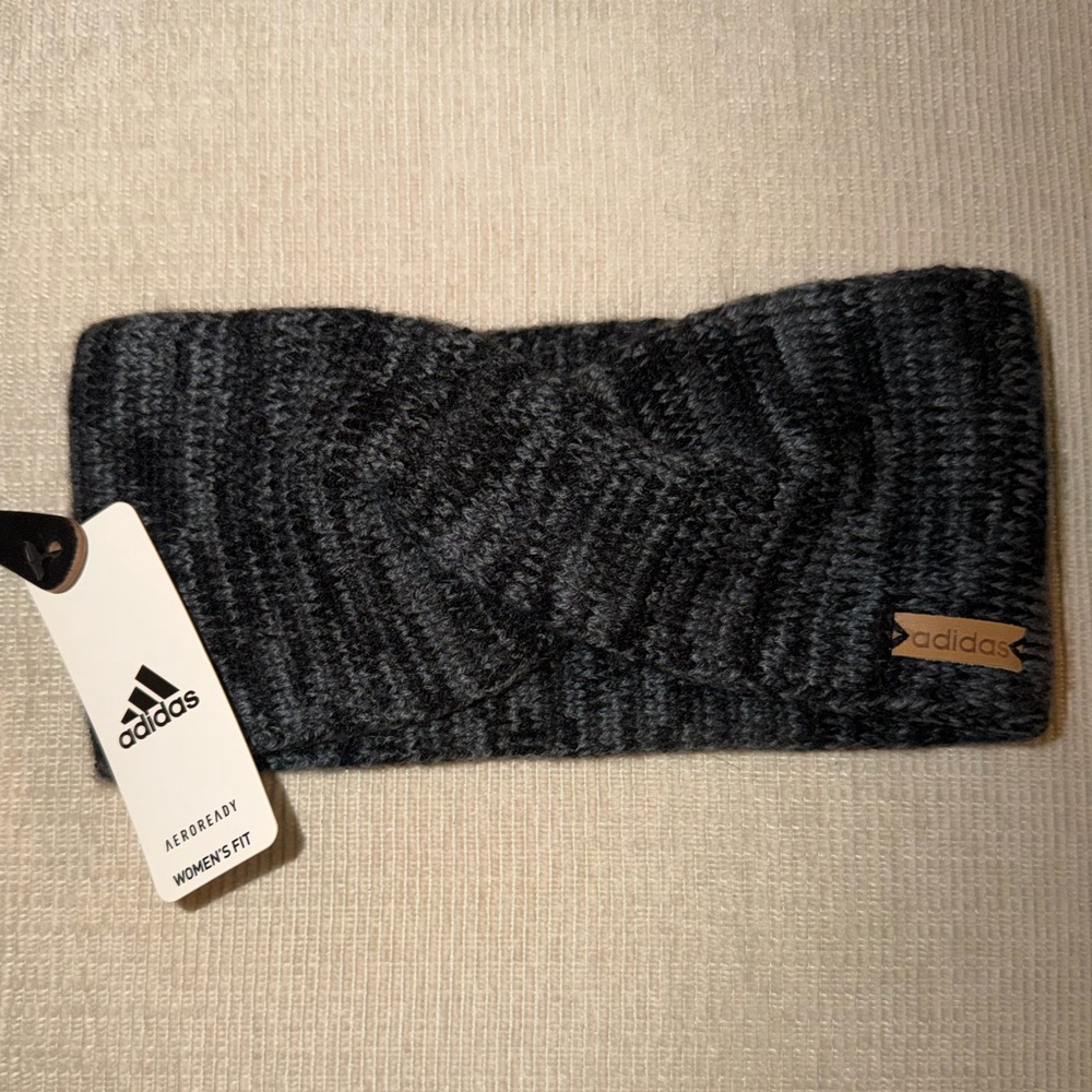 Adidas Women’s Core Headband – Black/Night Gray – NWT